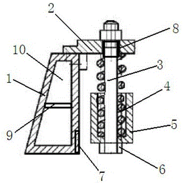 Puncher pin mechanism with buffer function