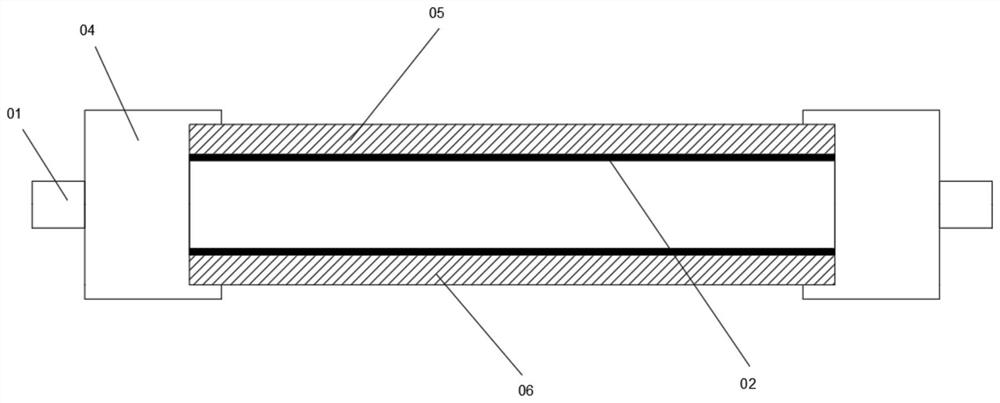 Carbon fiber composite material forming device and method