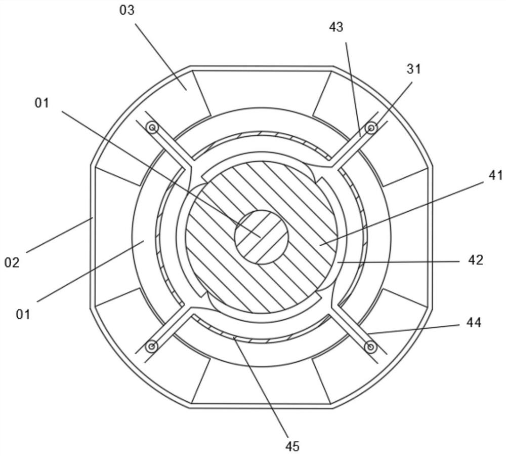 Carbon fiber composite material forming device and method