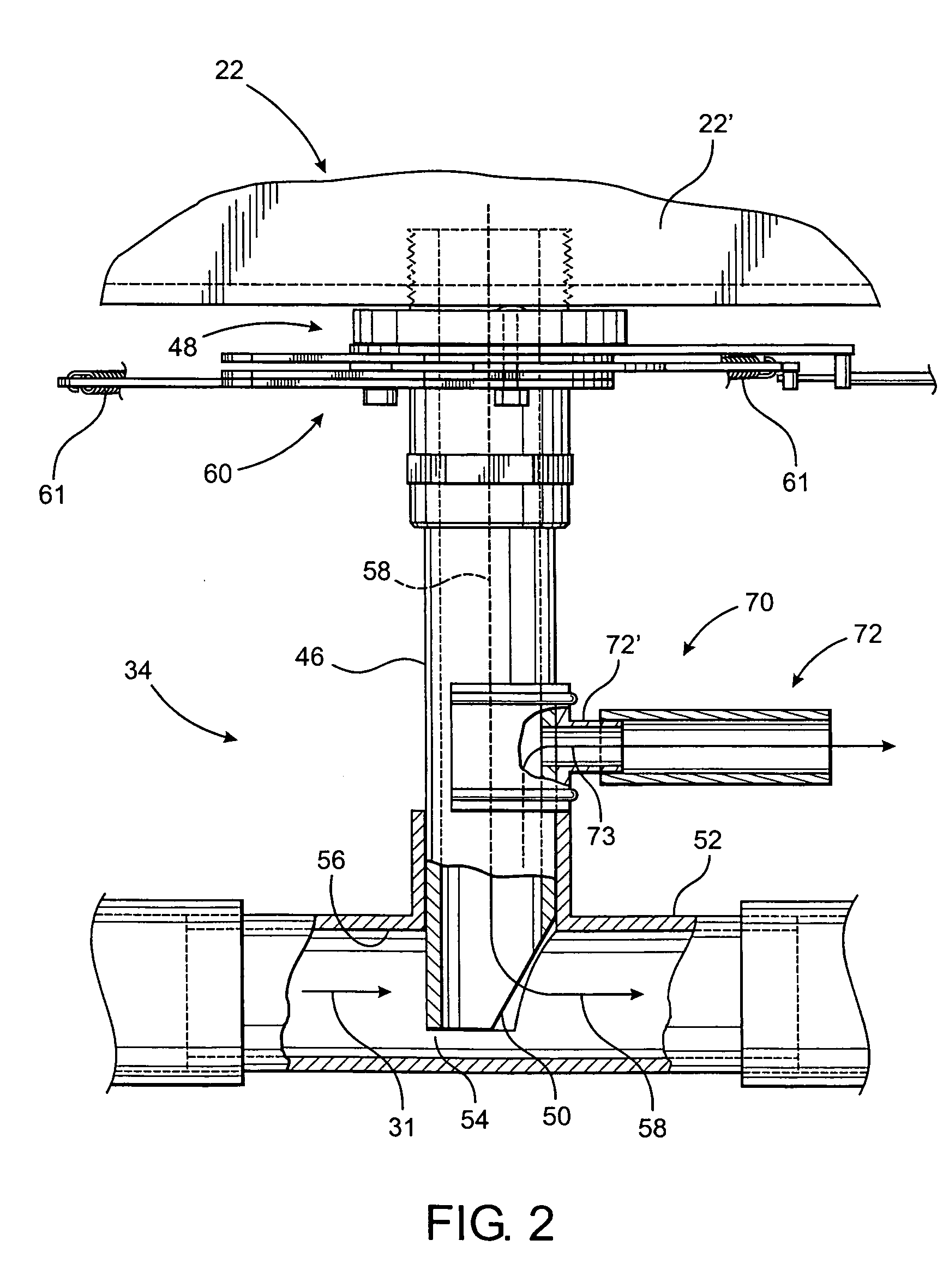 Distribution assembly for particulate material