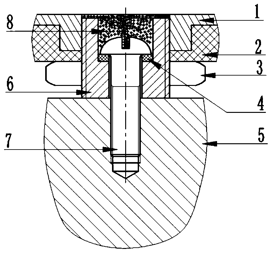 A connection structure integrating heat collection protection and component installation