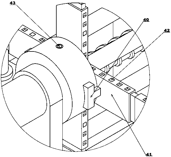 Device for wire coiling of thin-round aluminum rods