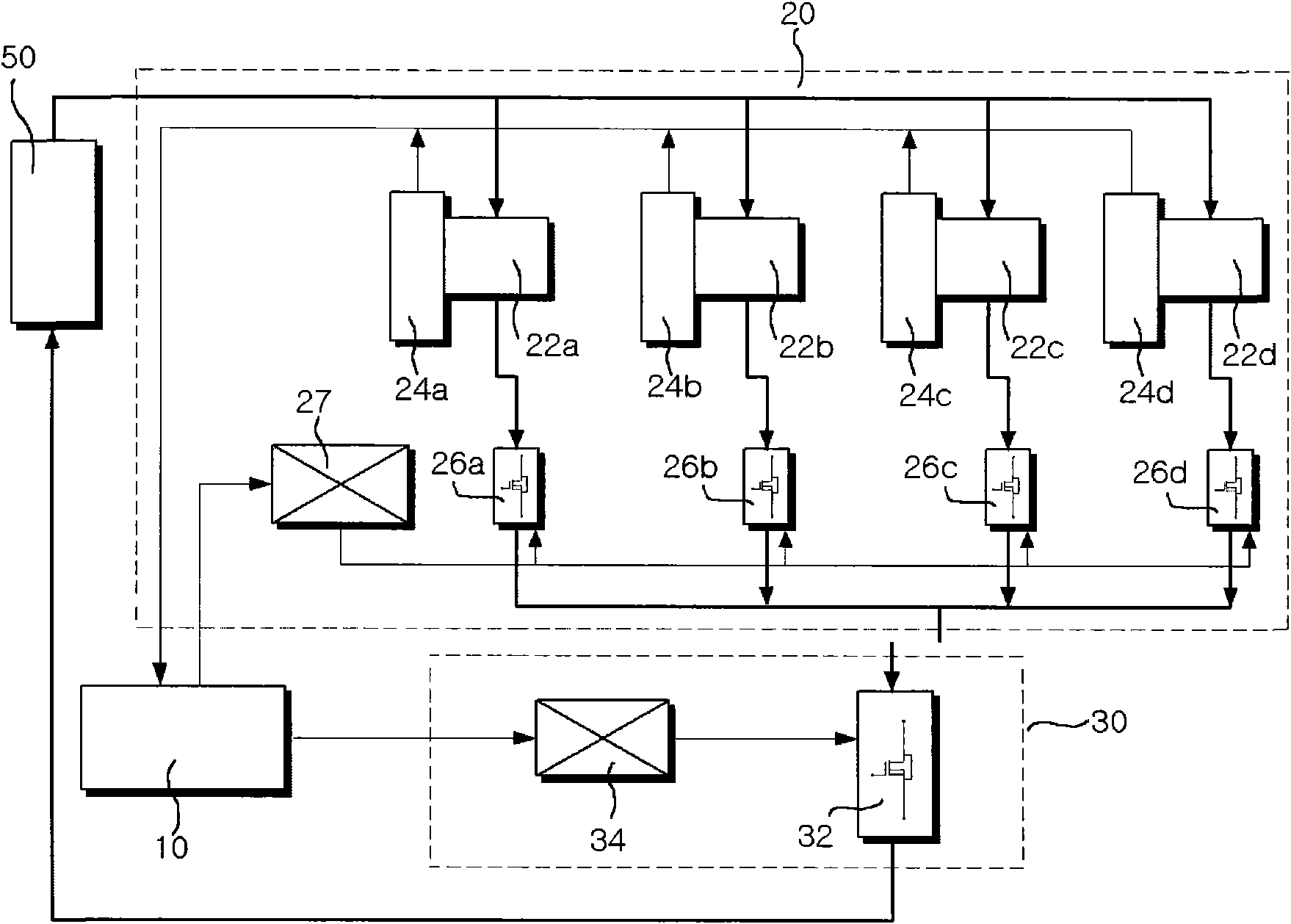 Overheat prevention circuit for heat source of thermotherapy device