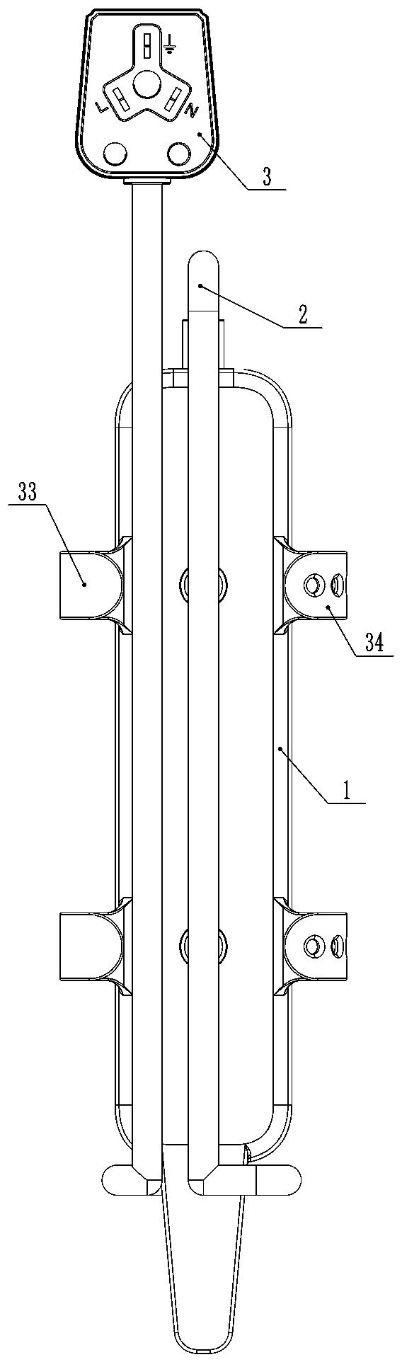 Integrated big-distance connected mobile socket