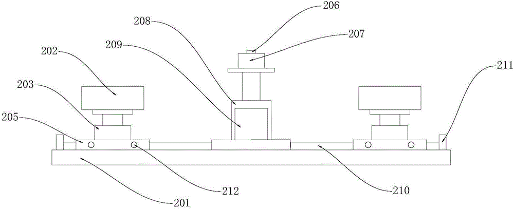 Pipe inner wall processing system with screw-nut structure