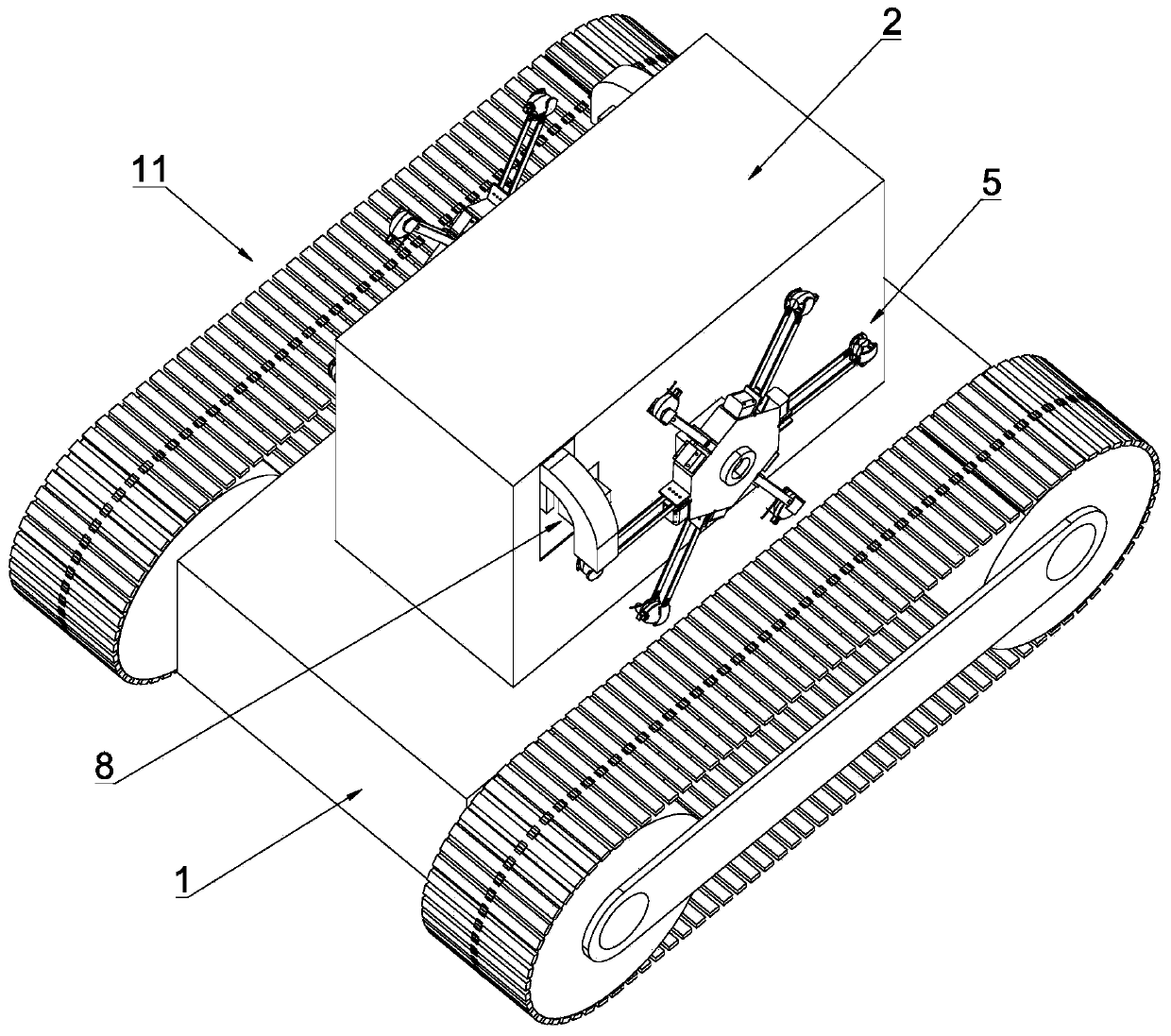 Rotating disc type throwing robot capable of automatically shifting ring and continuously filling ammunition