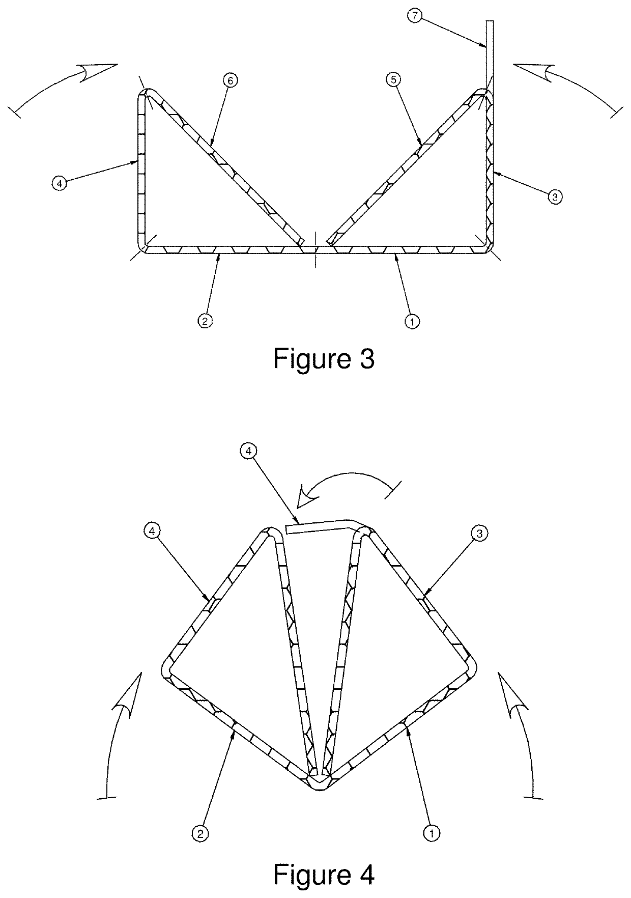 Tubular structural profile and construction system, produced by cutting and folding a semi-rigid and foldable sheet, with 4 substantially orthoginal layers joined at fold lines and internal diagonal layers joining two opposing fold lines, and at least one tongue which coincides with at least one slot