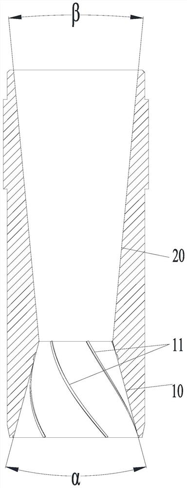 Exhaust pipe structure and compressor