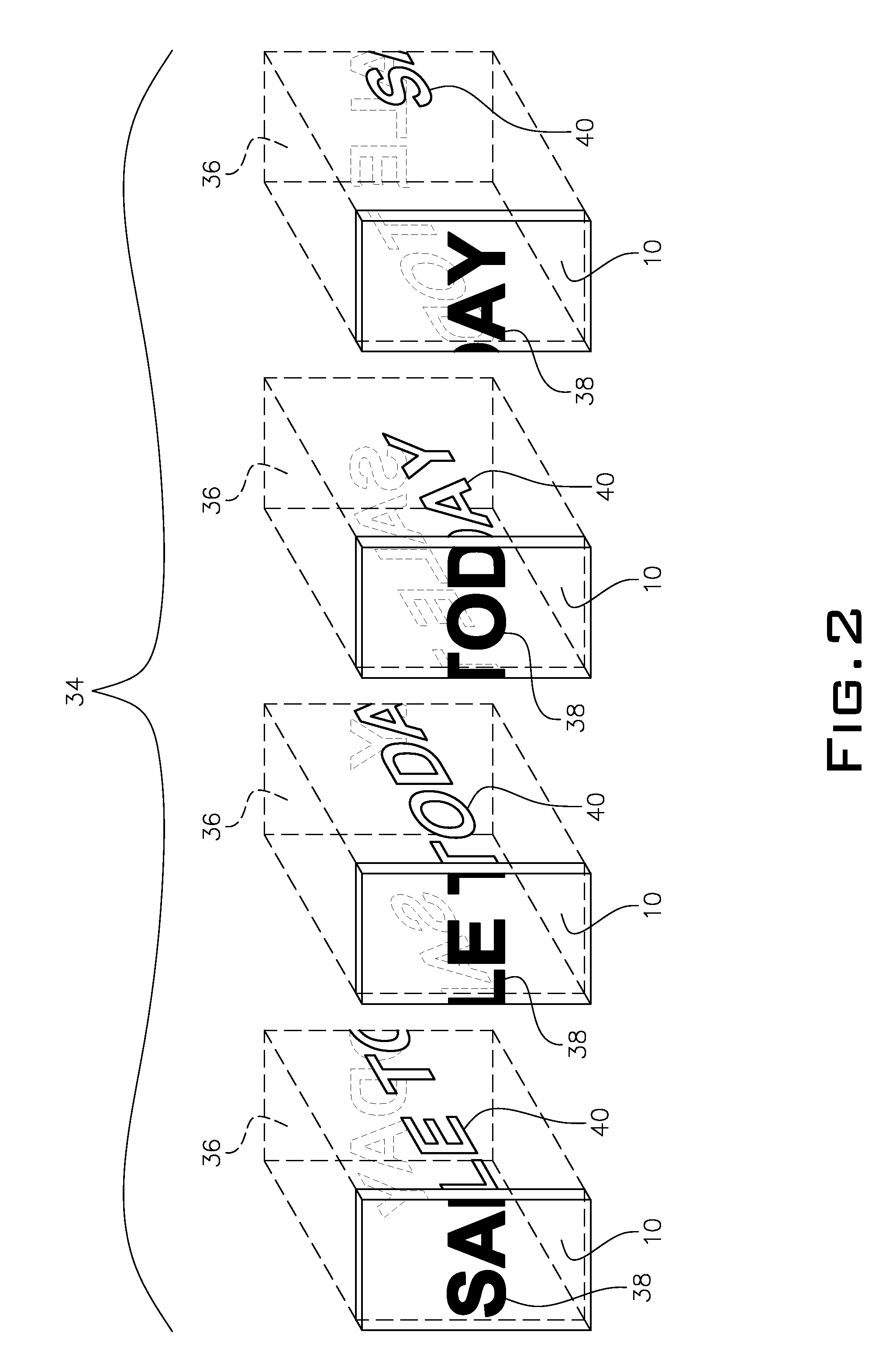 Modular electronic sign and method of assigning a unique identifier to common modules of said sign