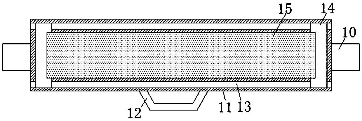 Conveying device for rotatably placing air conditioner shells