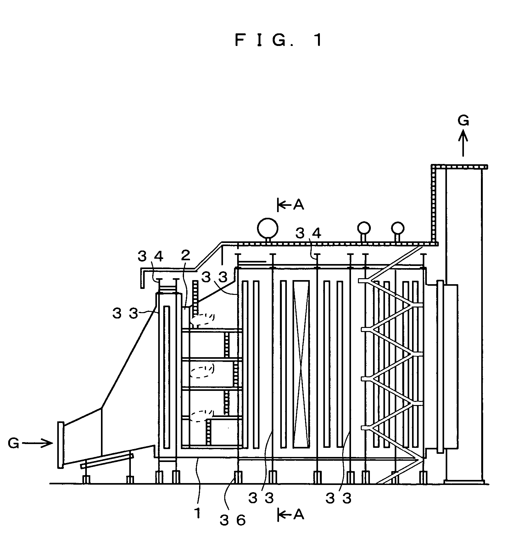 Heat transfer tube panel module and method of constructing exhaust heat recovery boiler using the module