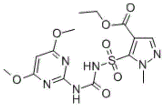 Dicamba and pyrazosulfuron-ethyl herbicidal composition and application thereof