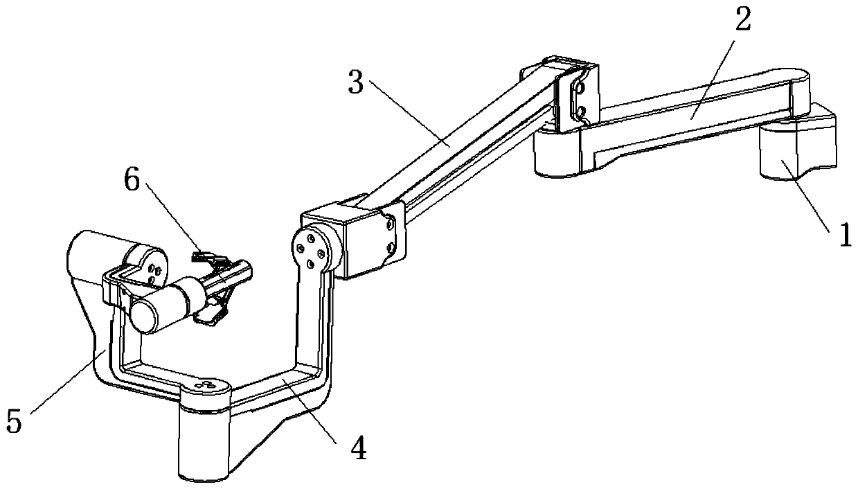 Main manipulator of seven-degree-of-freedom series minimally invasive surgery robot