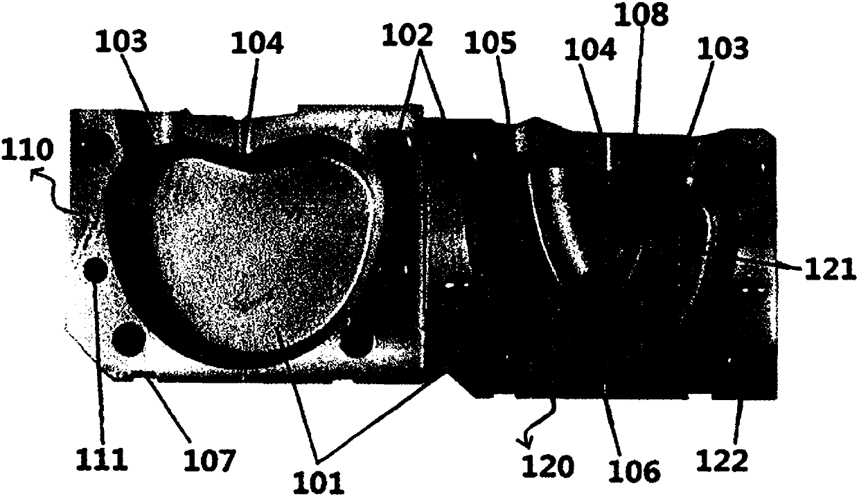 Denture molding flask having check valve installed therein and method for manufacturing denture prosthesis using denture molding flask made of heterogenous materials