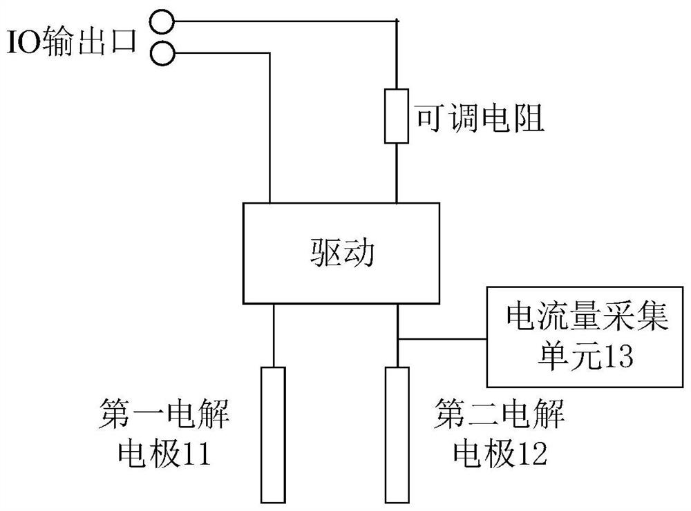 Salt content detection method and device, electrolysis control method and device, detection circuit and sterilizer