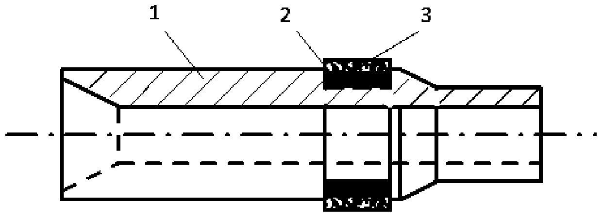 Titanium alloy drill rod joint