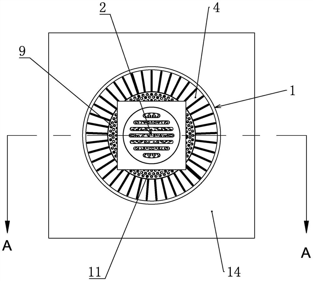Anti-seepage structure of sewer device