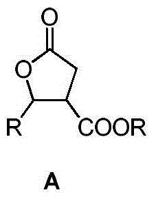 Enantioselective method for synthesizing beta-ester-gamma-butyrolactone