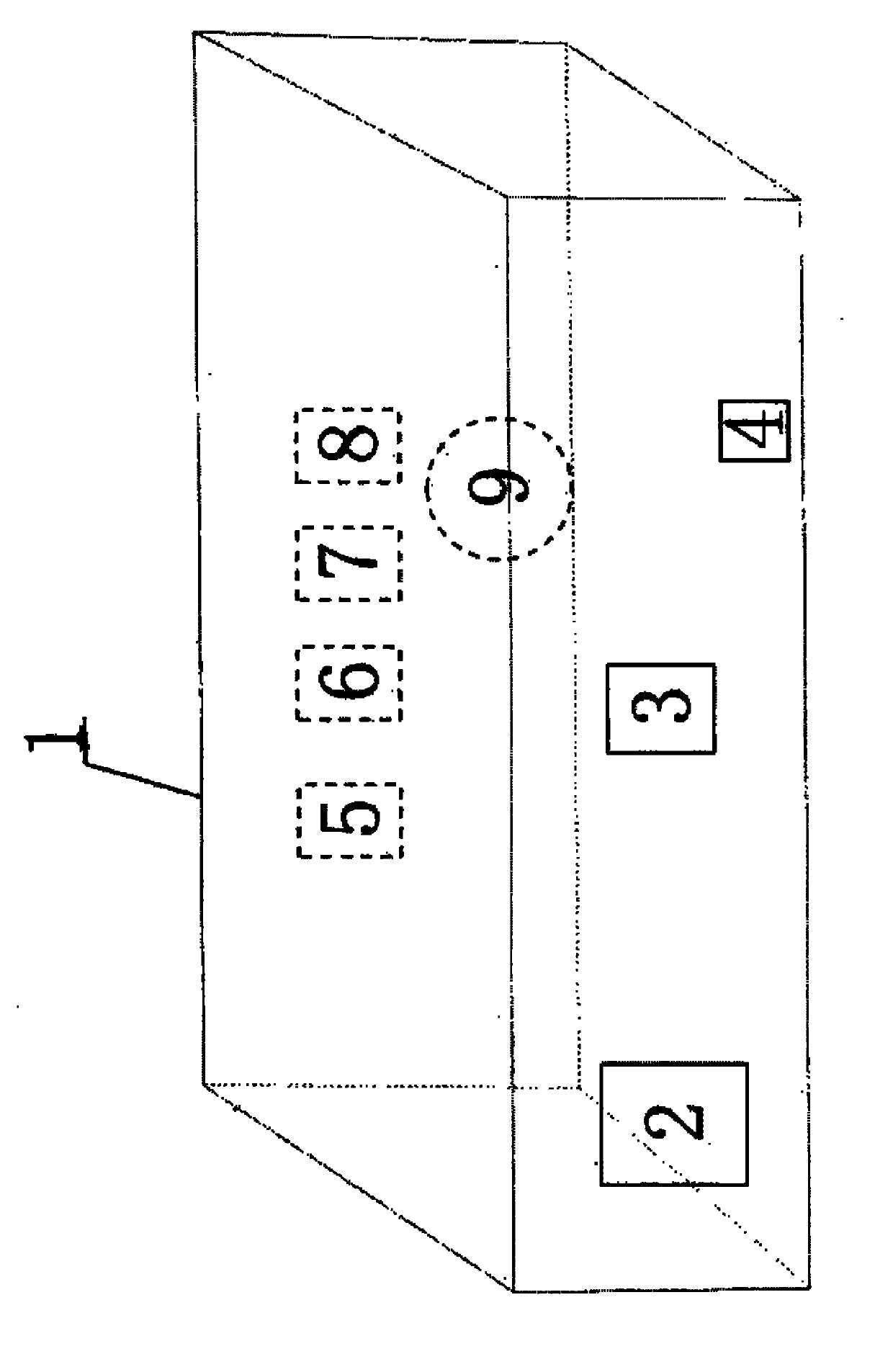 LED lamp table type impact testing device