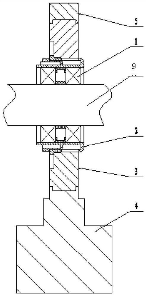 A support assembly and test method for similar simulation tests of high-speed rotors