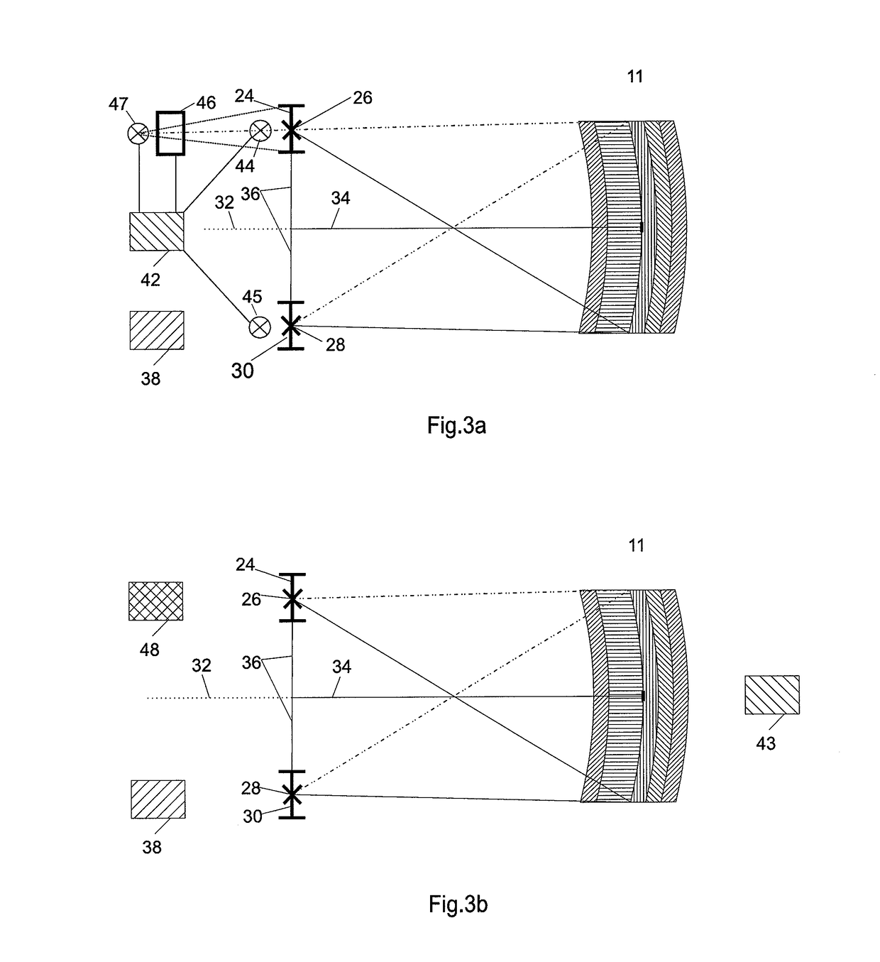 Reflective optical system, tracking system and holographic projection system and method