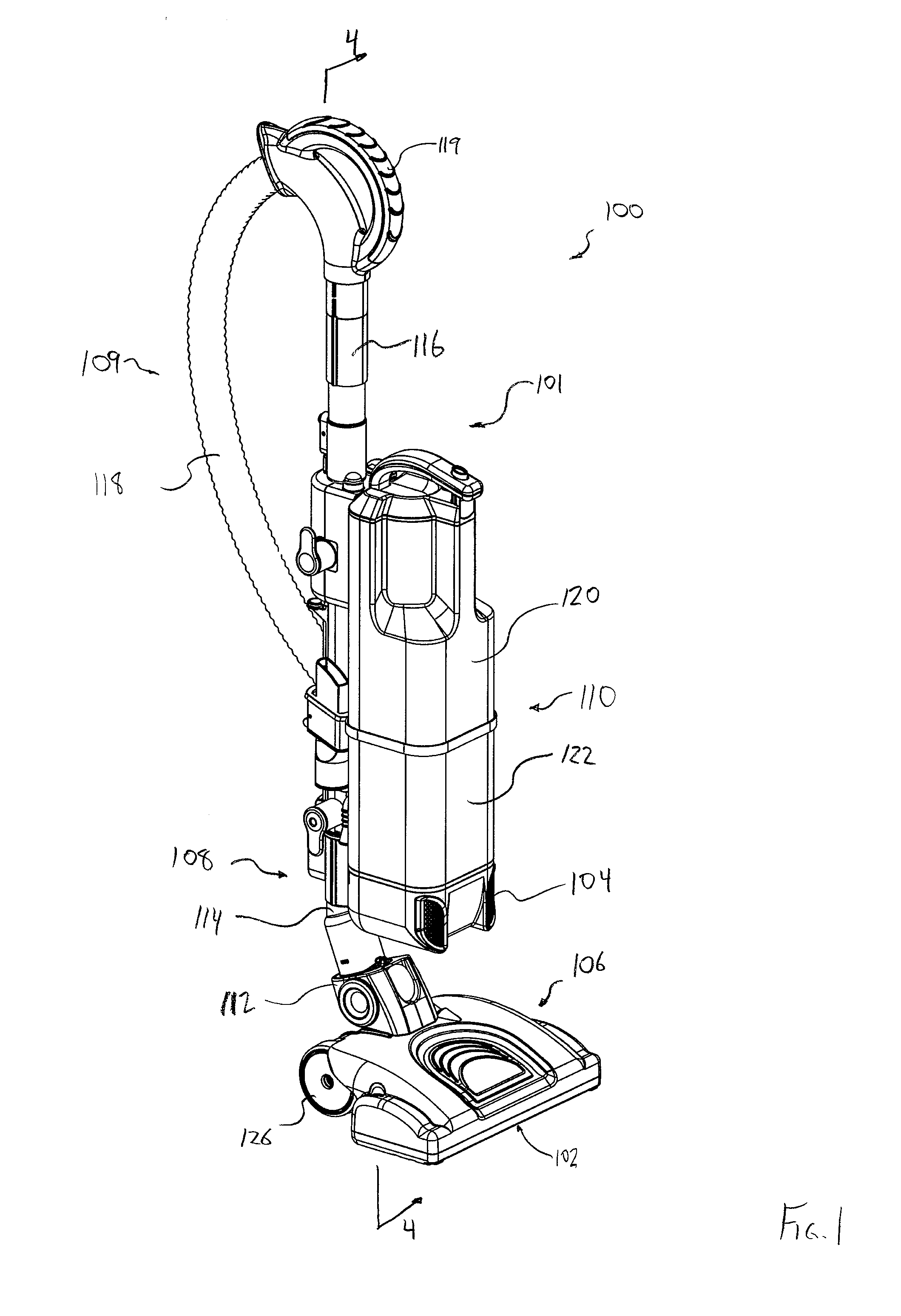 Valve for a surface cleaning apparatus