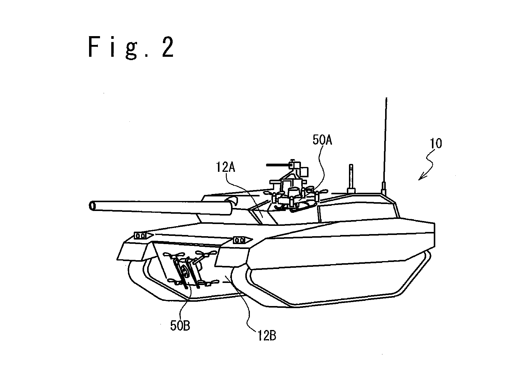 Modularized armor structure with unmanned aerial vehicle loaded and armored vehicle using the same
