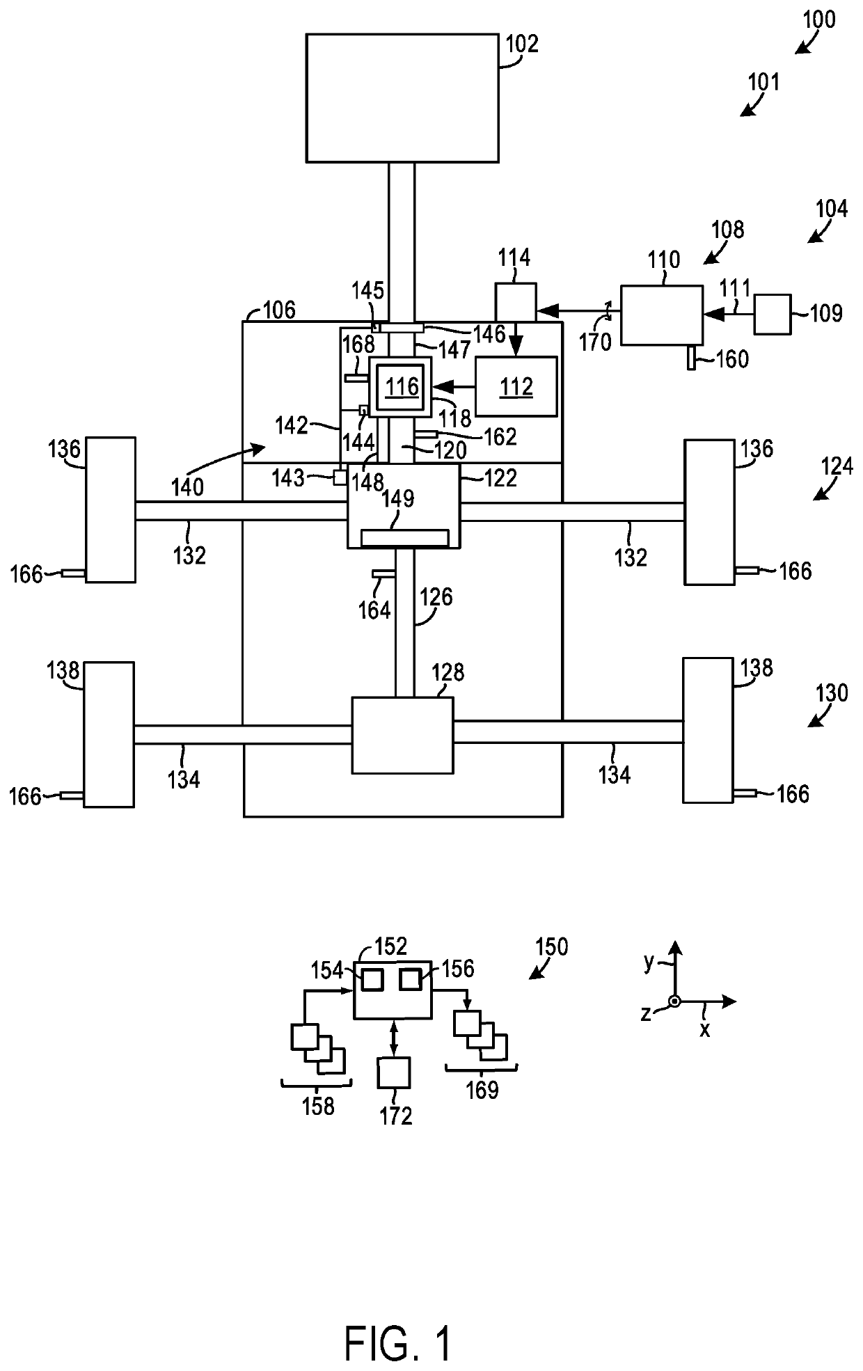 Vehicle drivetrain with interaxle differential and method for drivetrain operation