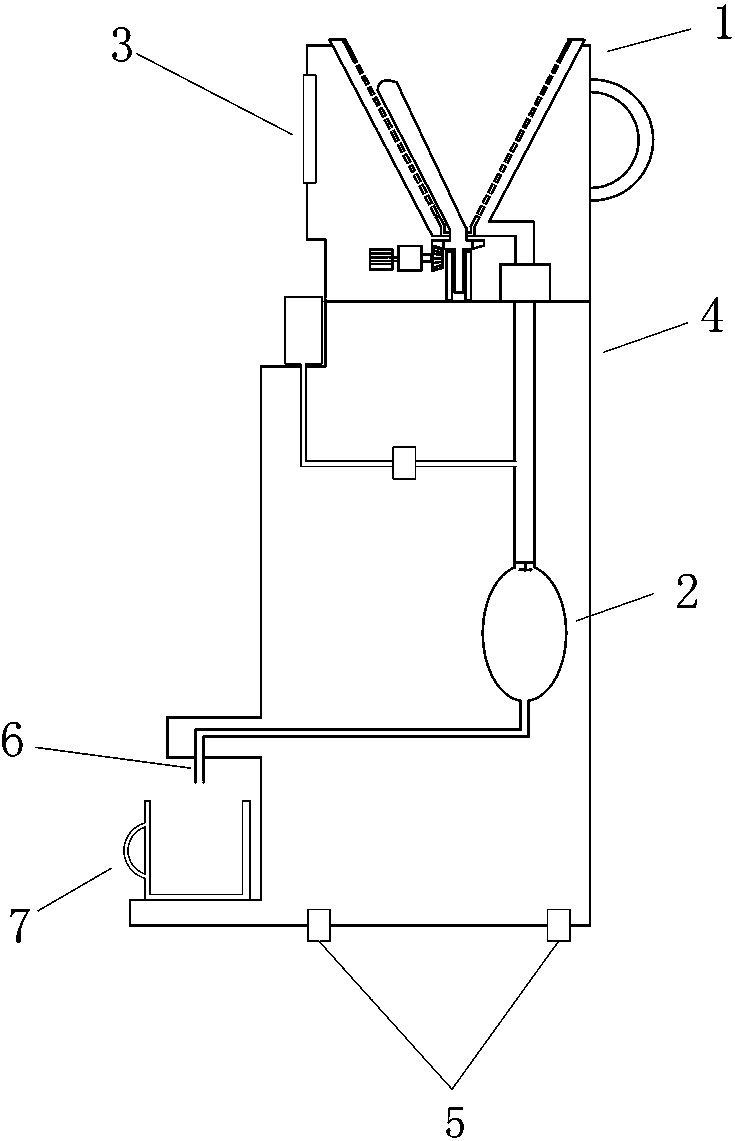 Non-cover type premna microphylla beverage machine