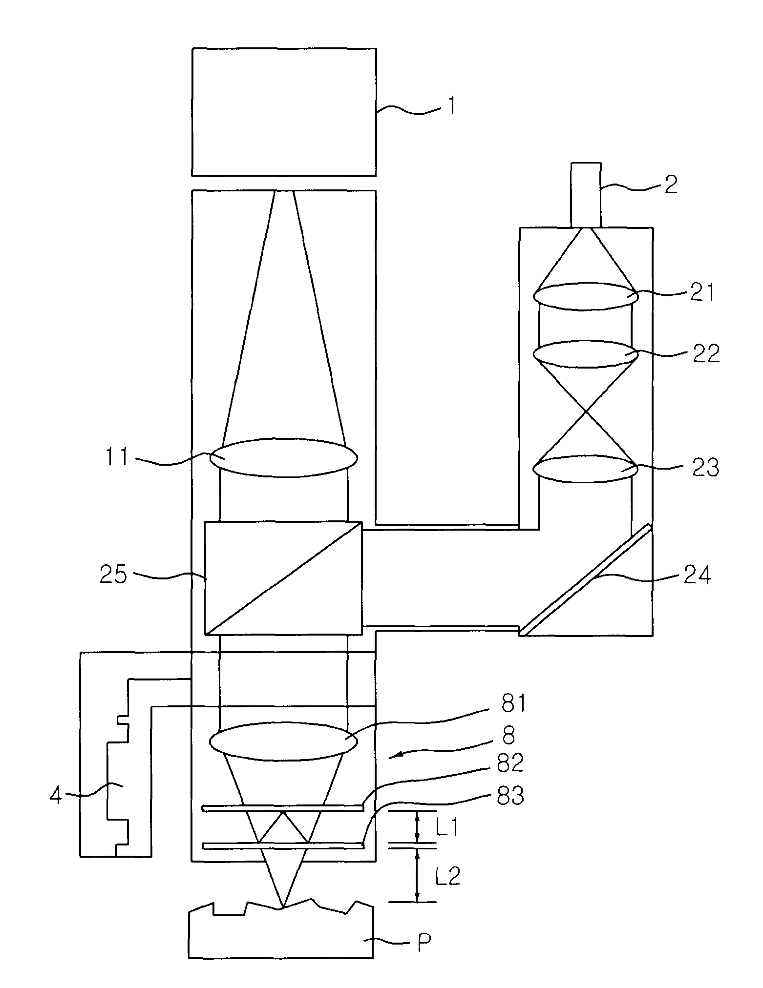 Apparatus for and method of measuring image