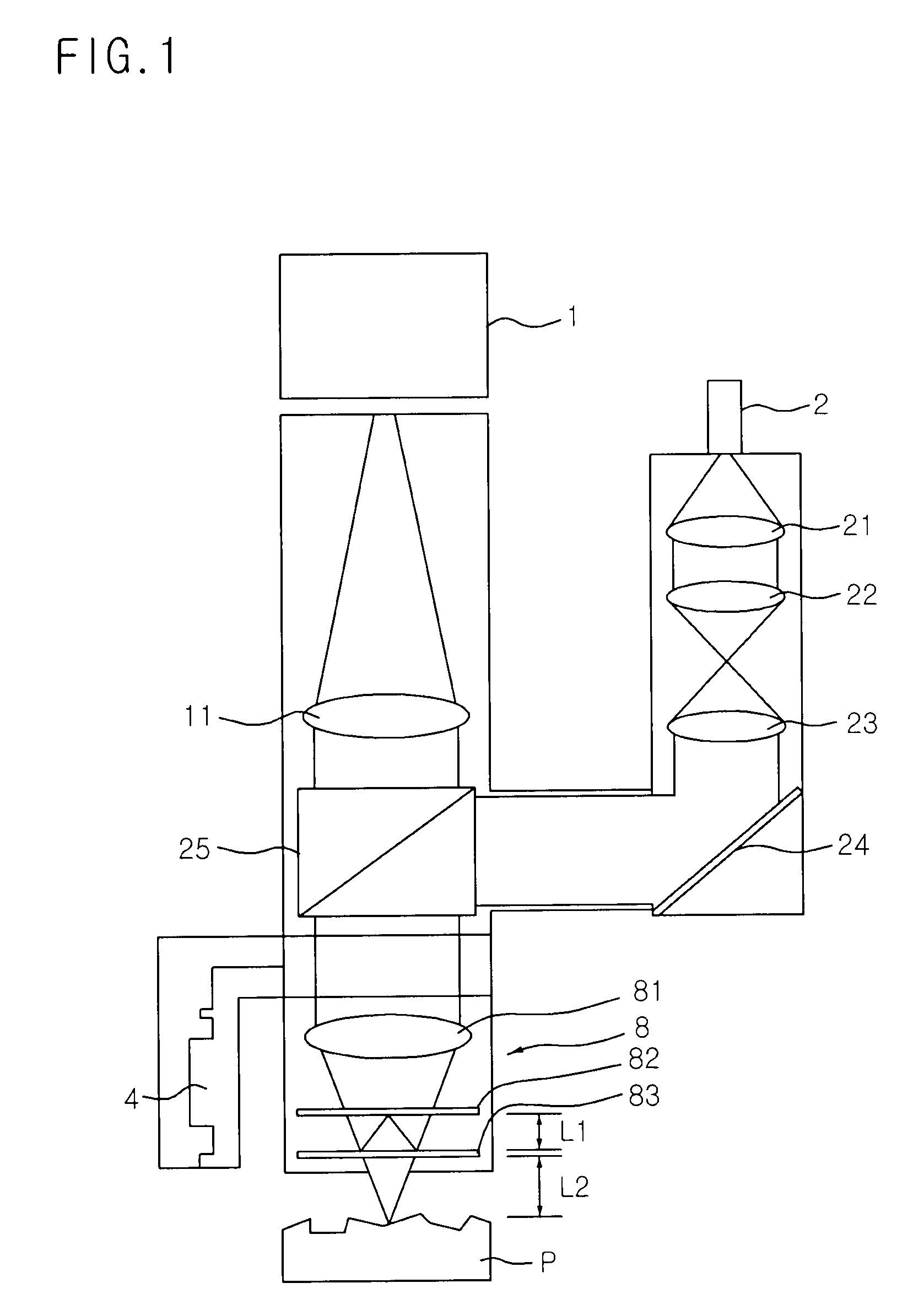Apparatus for and method of measuring image