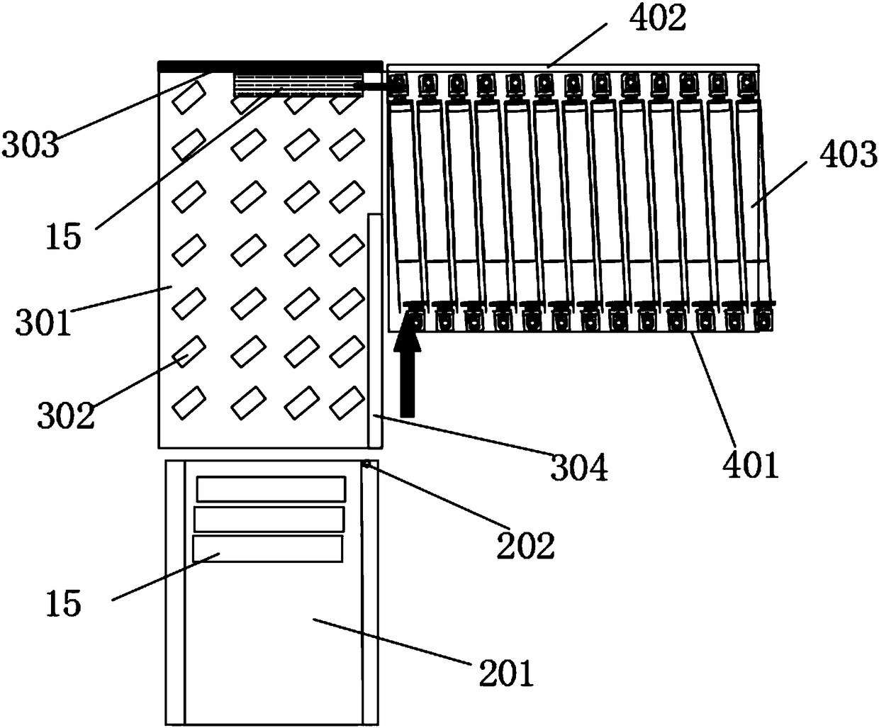 Automatic production process system for standard part