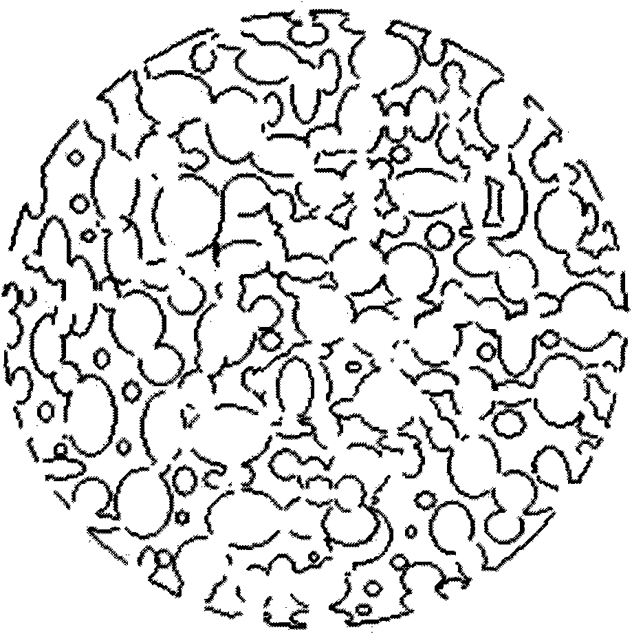 Biomimetic porous microsphere tissue engineering scaffold and manufacturing method thereof