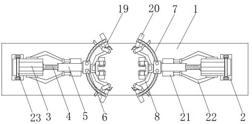 Building steel connecting piece high-temperature structural strength testing device