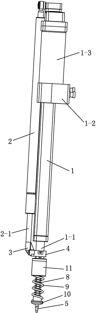 Serial-parallel elastically driven linear movement unit