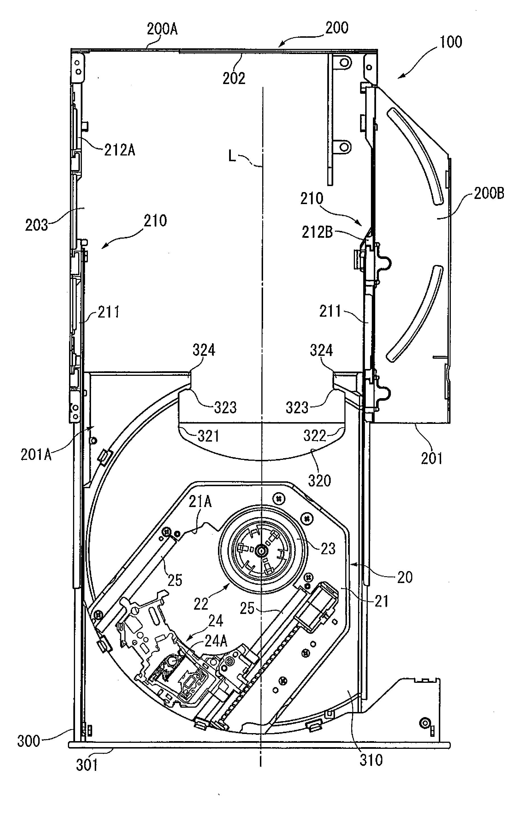 Disk conveyance device and disk device