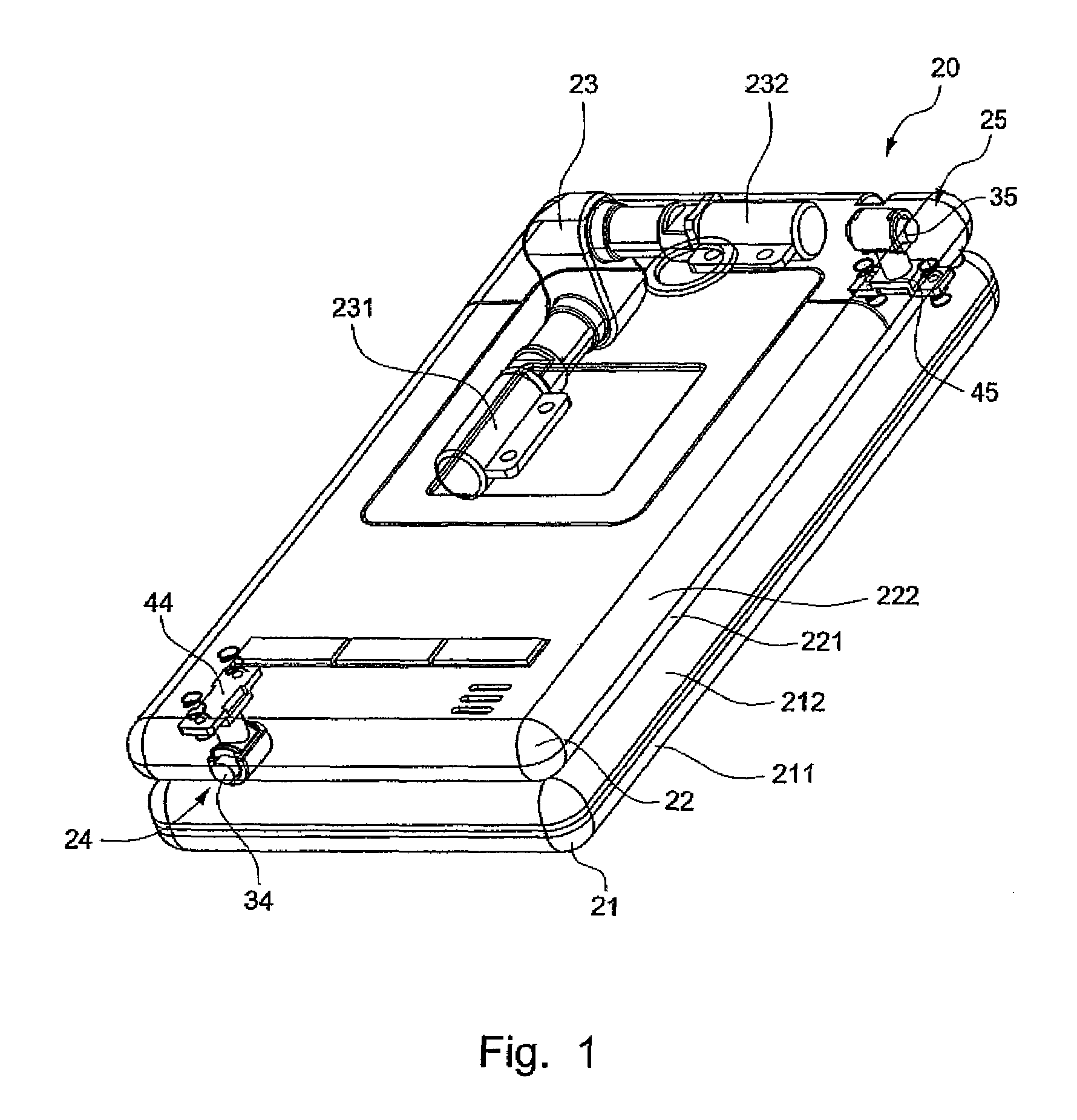 Multi-configuration portable electronic device and guiding module thereof