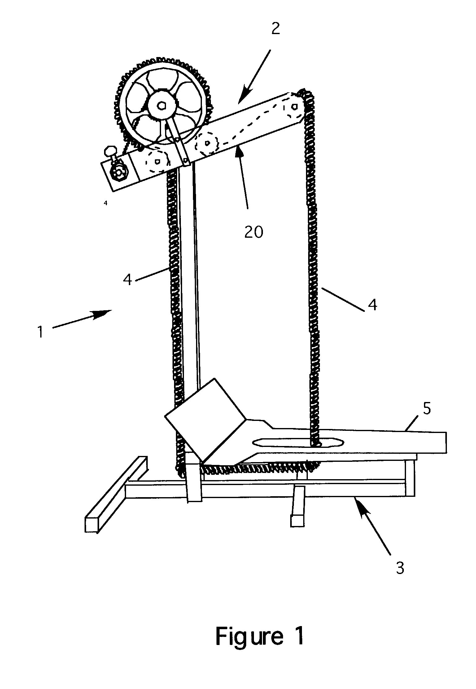 Rope climbing apparatus