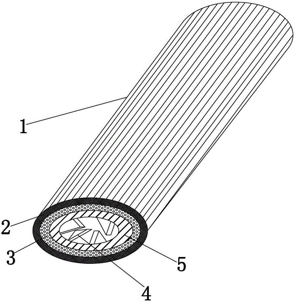 Efficient long-service-life solar heat collection tube