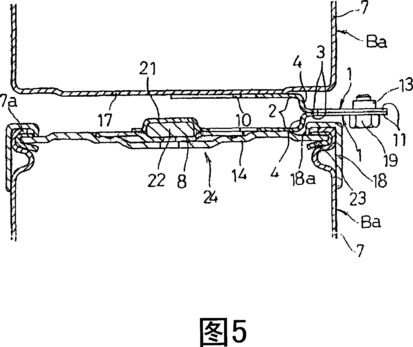 Production method for electric device assembly and electric device assembly