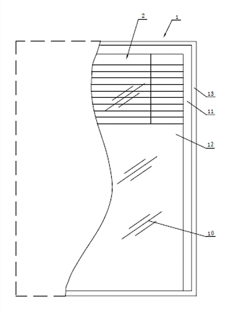 Hollow glass with built-in blinds