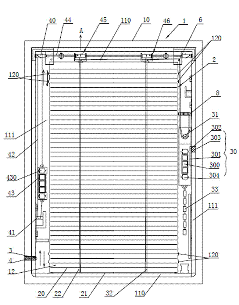 Hollow glass with built-in blinds