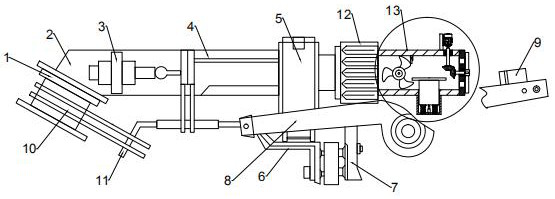 A vertical rocker type automatic sprinkler