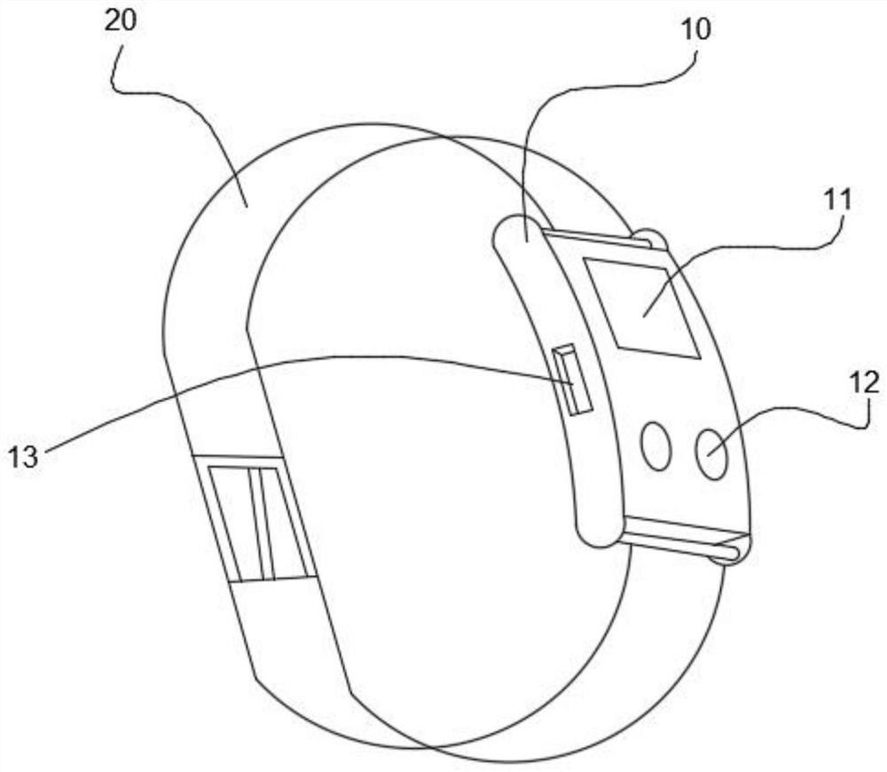 Pulse monitoring wristwatch and pulse monitoring method