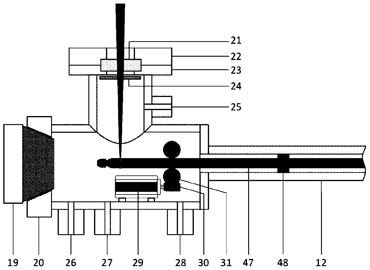 A complete set of welding equipment for high-pressure helium filling and laser welding of nuclear fuel rod cladding