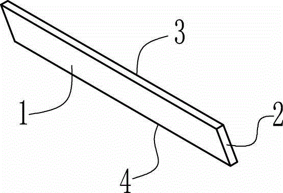 A kind of manufacturing method of bamboo glulam