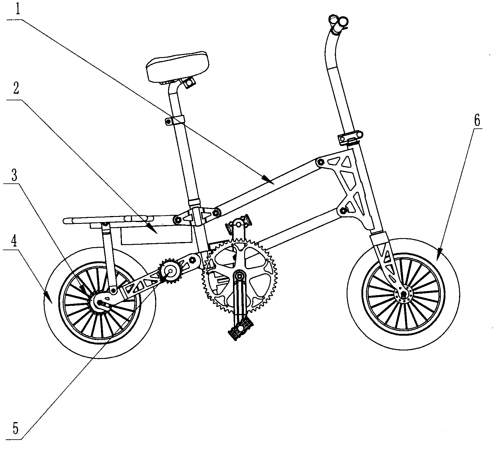 Intelligent uniform-force pedal moped