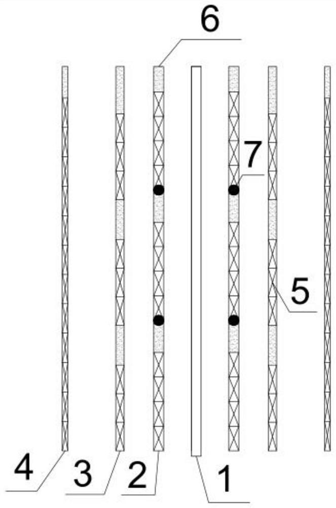 Primary blasting excavation molding method for seaborne socketed pile foundation