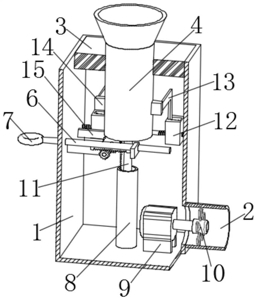 Air purification device with filter element convenient to replace