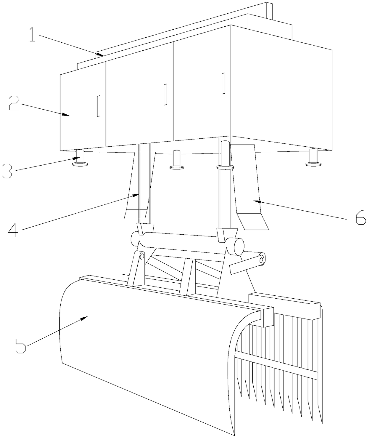 Automatic movable trash remover